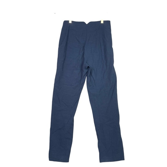 Tuckernuck Women Pants High Rise Blue Crop Straight Legs Casual Lightweight Sz 4 - Picture 2 of 13